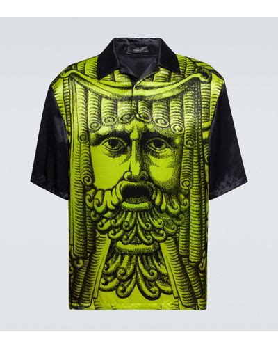 green Versace shirts